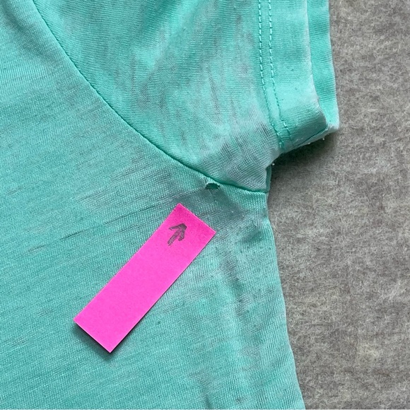 Womens Abound Women's Crop Top Burnout Cap Sleeve Juniors Large - Picture 4 of 7